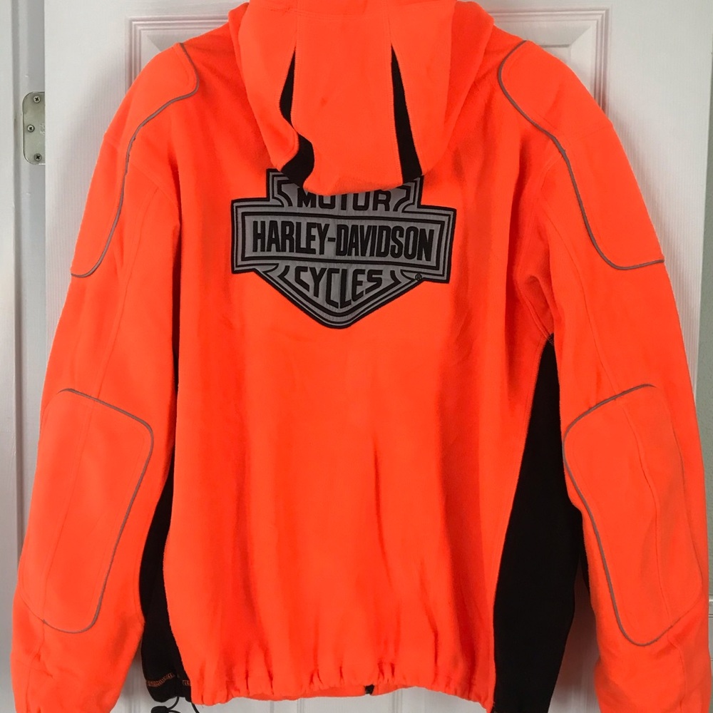 Harley Mens XL Reflective Safety Nylon Jacket